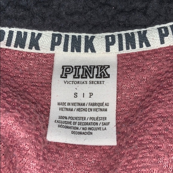🍂VS Pink Sherpa Quarter ZIP Pullover - Picture 5 of 5